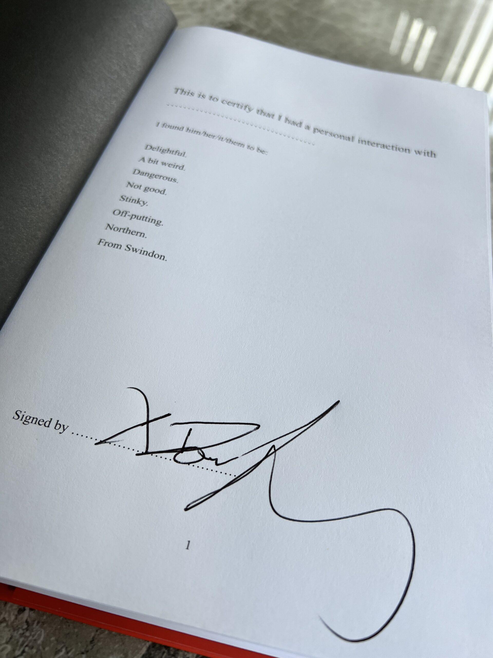 Such Miserable Weather Signed - Image 3
